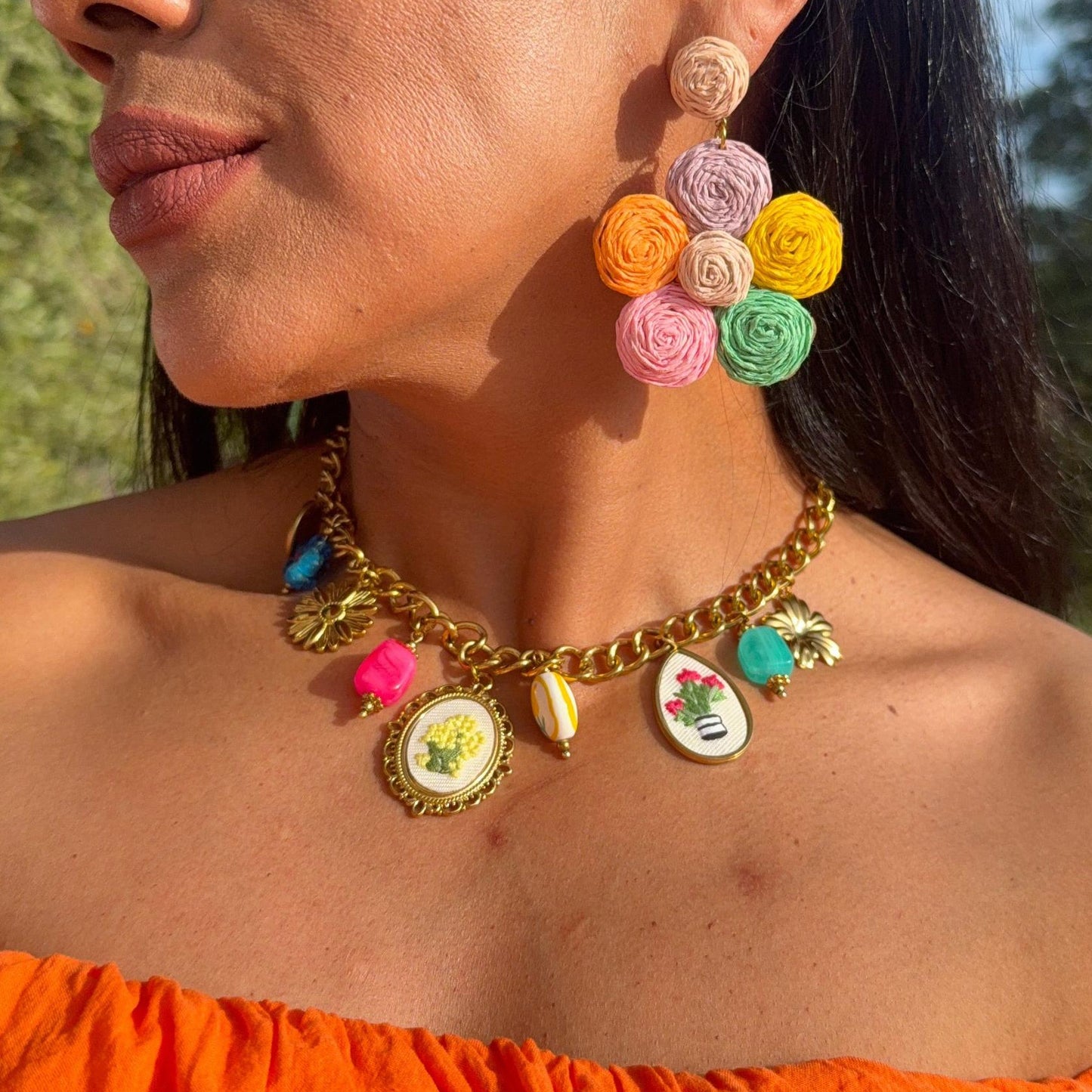Collier Frida – Coloré et Ensoleillé