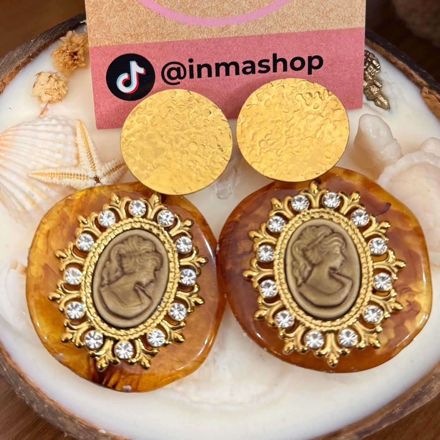 Boucles Ambar - Vintage Doré