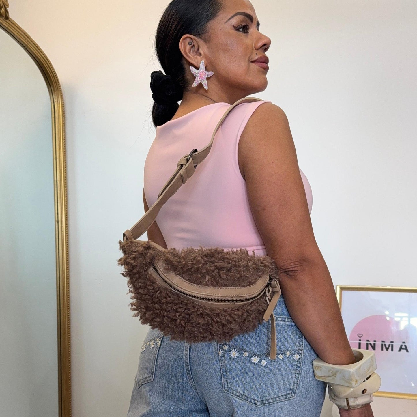 Sac Banane Teddy – Douceur cosy & style urbain