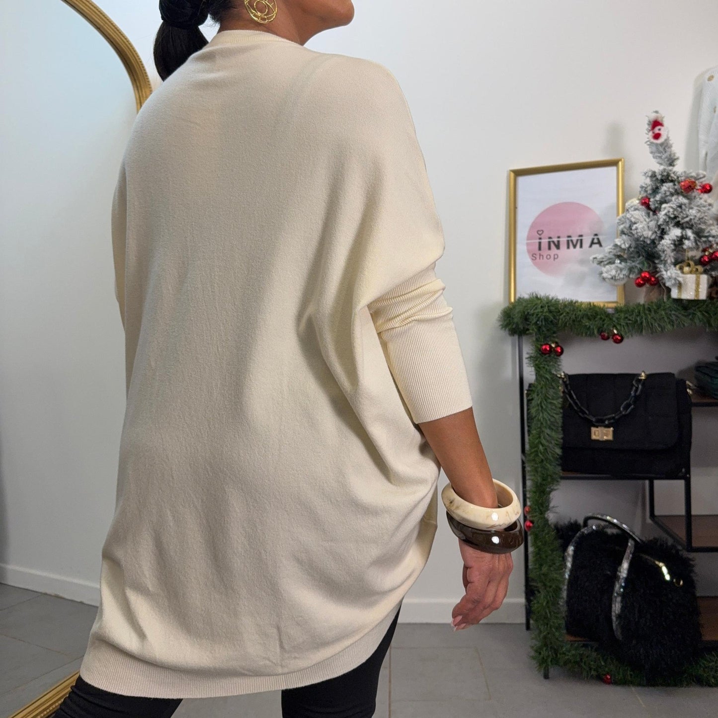 Pull Maxi Amora — Brillance Cœur