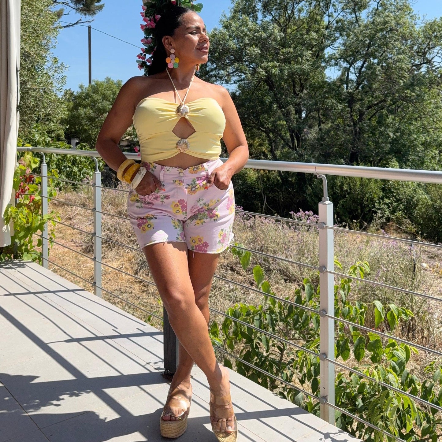 Short Floral – Fraîcheur bohème et Estivale