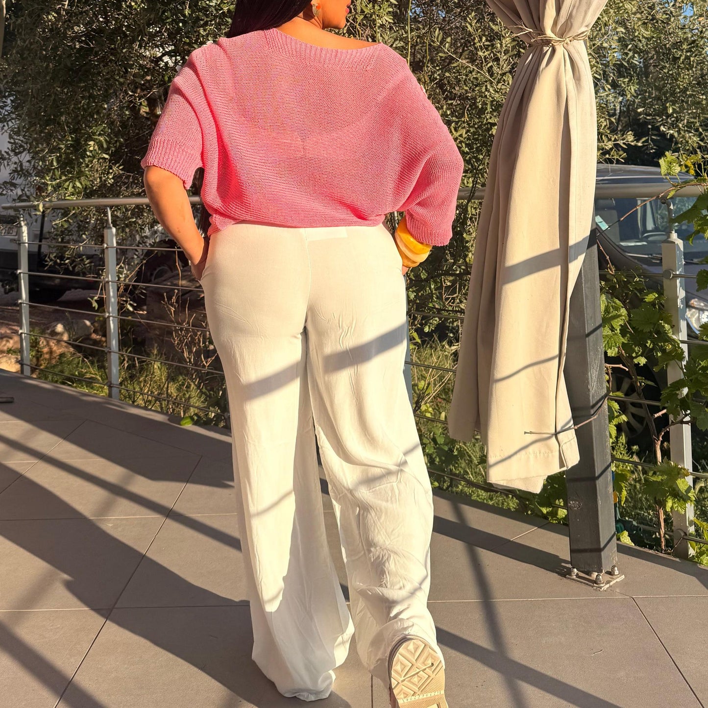 Pantalon Fluide Taille Haute – Solena