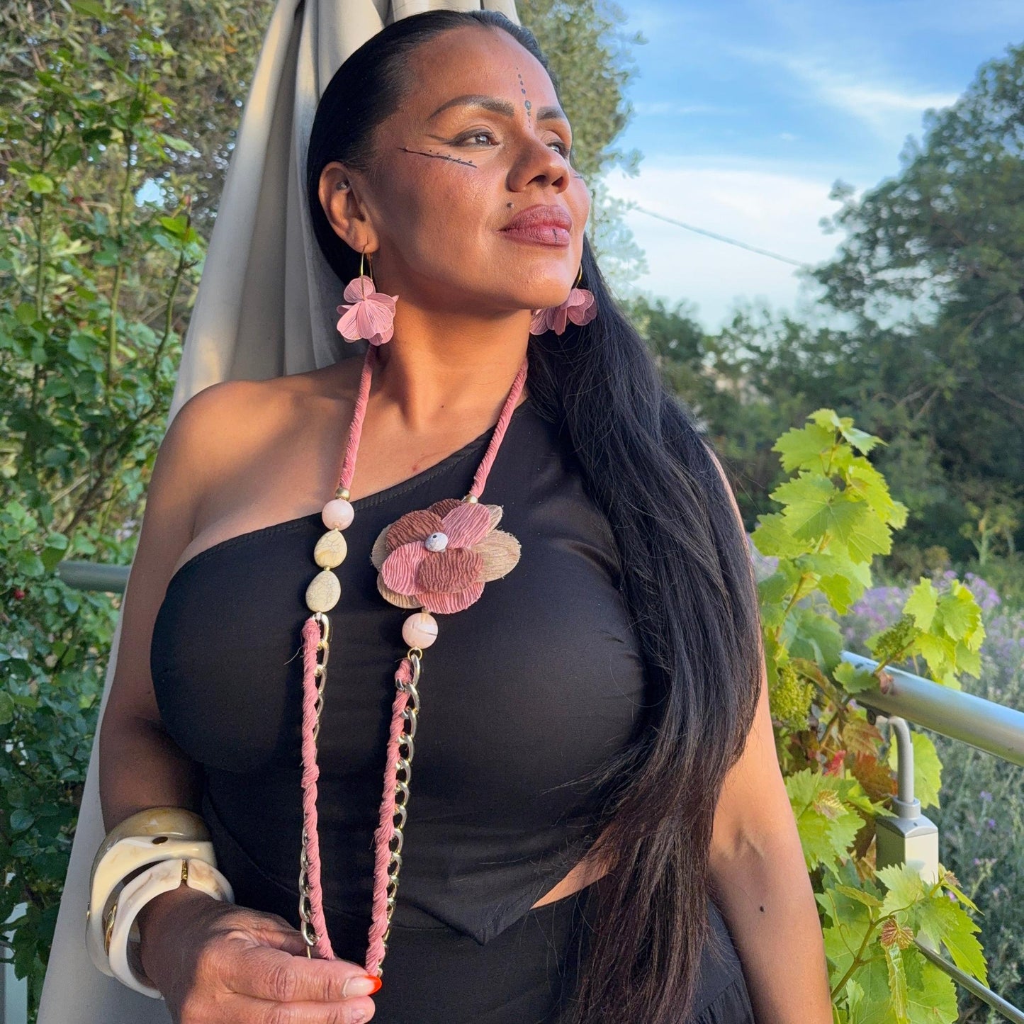 Robe Asymétrique Coton – Soléna