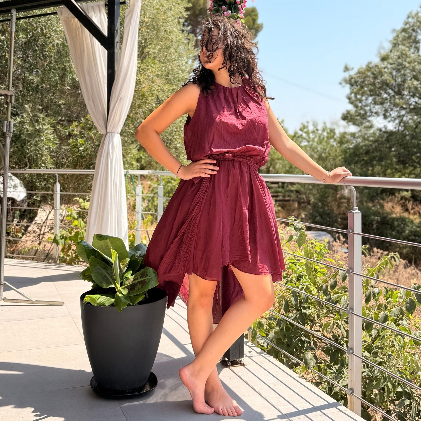 Robe Soléna - Légèreté Bohème et Coupe Asymétrique