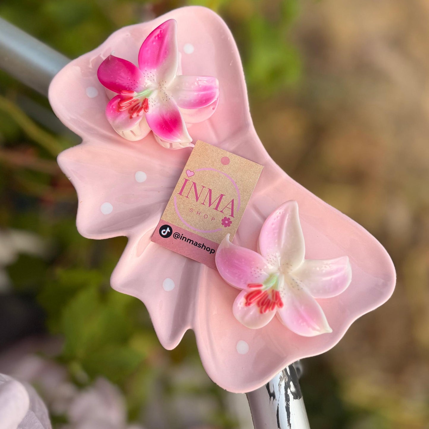 Pince à cheveux Orchidée – Exotique et Raffinée (lot de 2)