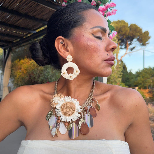 Collier Marguerite – Bohème Chic et Lumineux