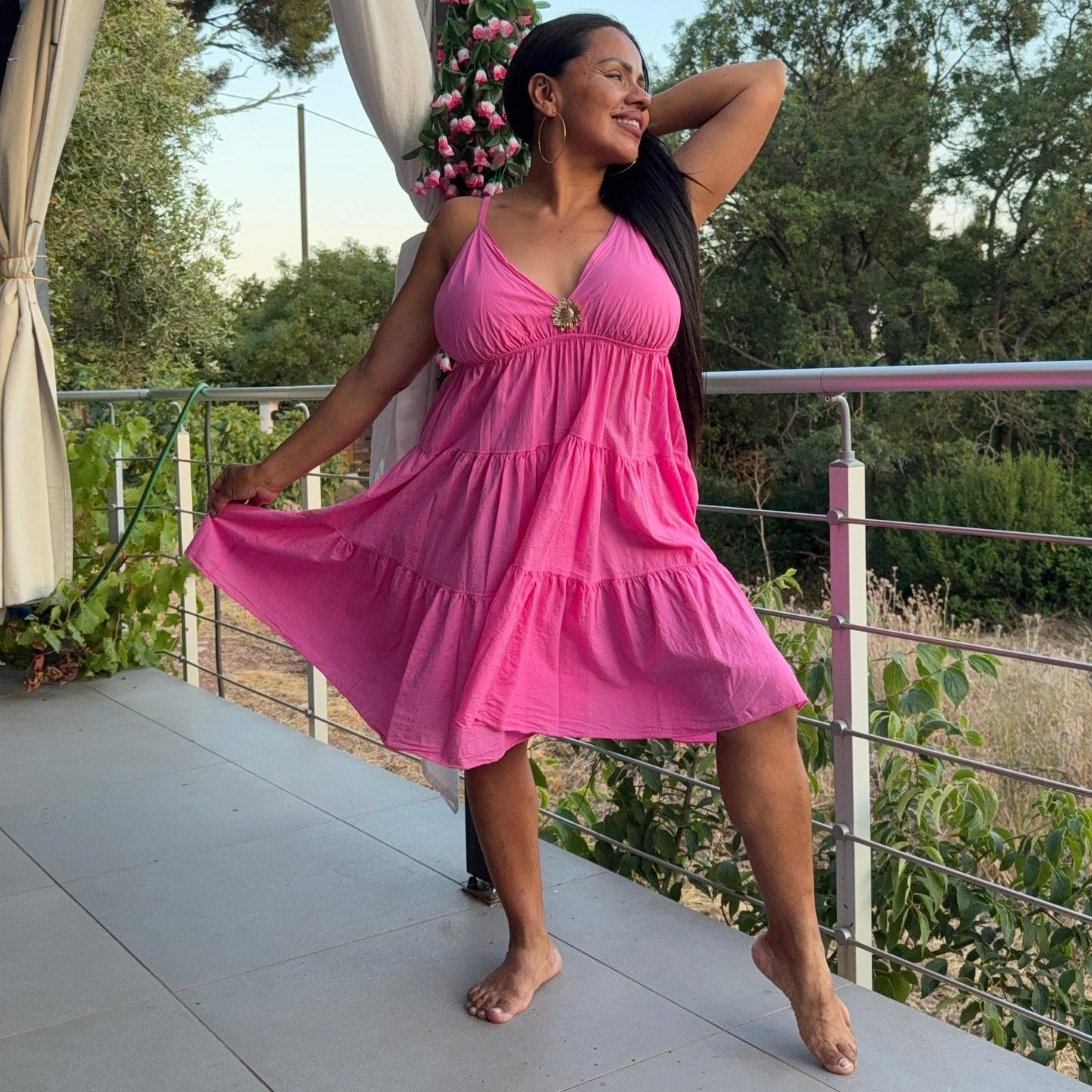 Robe Soleil Courte – Légère et Rayonnante