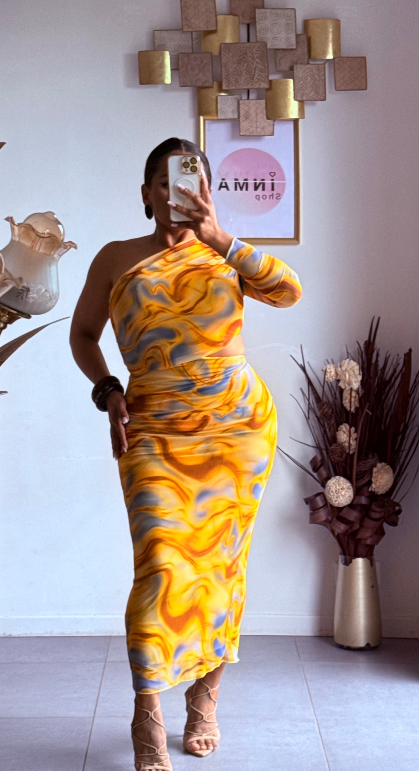 Robe Alora asimetrique elegance