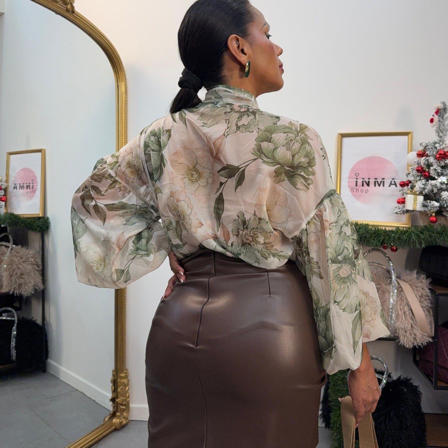 Blouse Gardenia — Élégance Florale