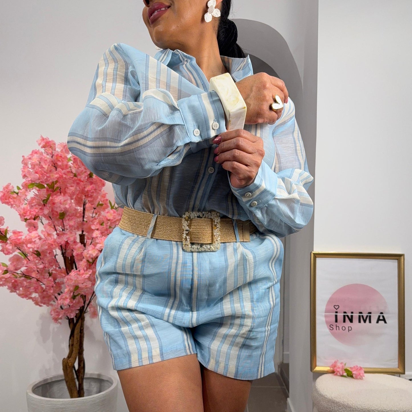 Ensemble Camila – Rayures Ciel