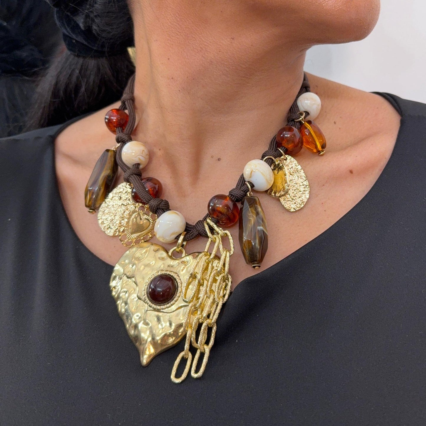 Collier Corazon – Caractère doré & esprit bohème