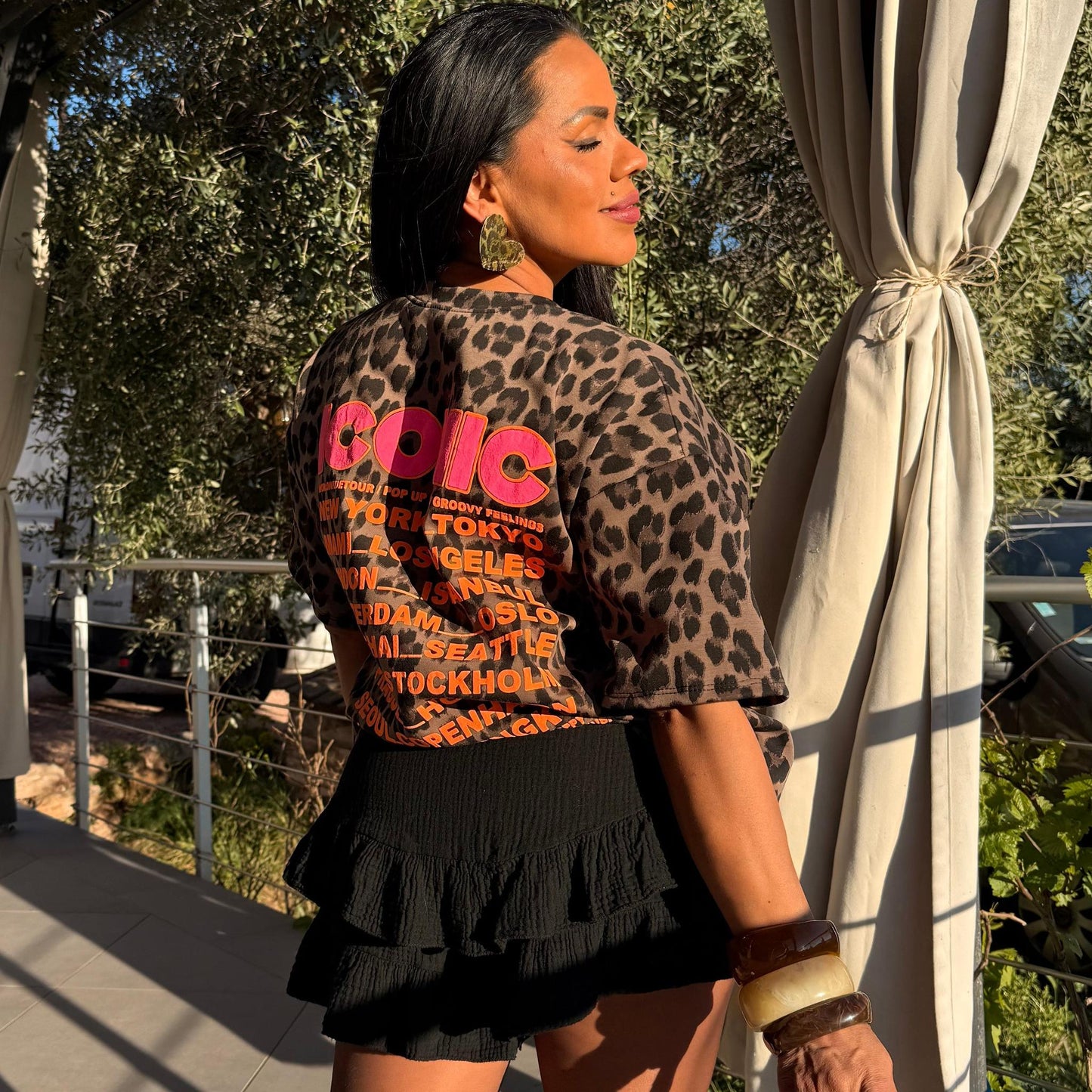 T-shirt Iconic – Léopard Urbain