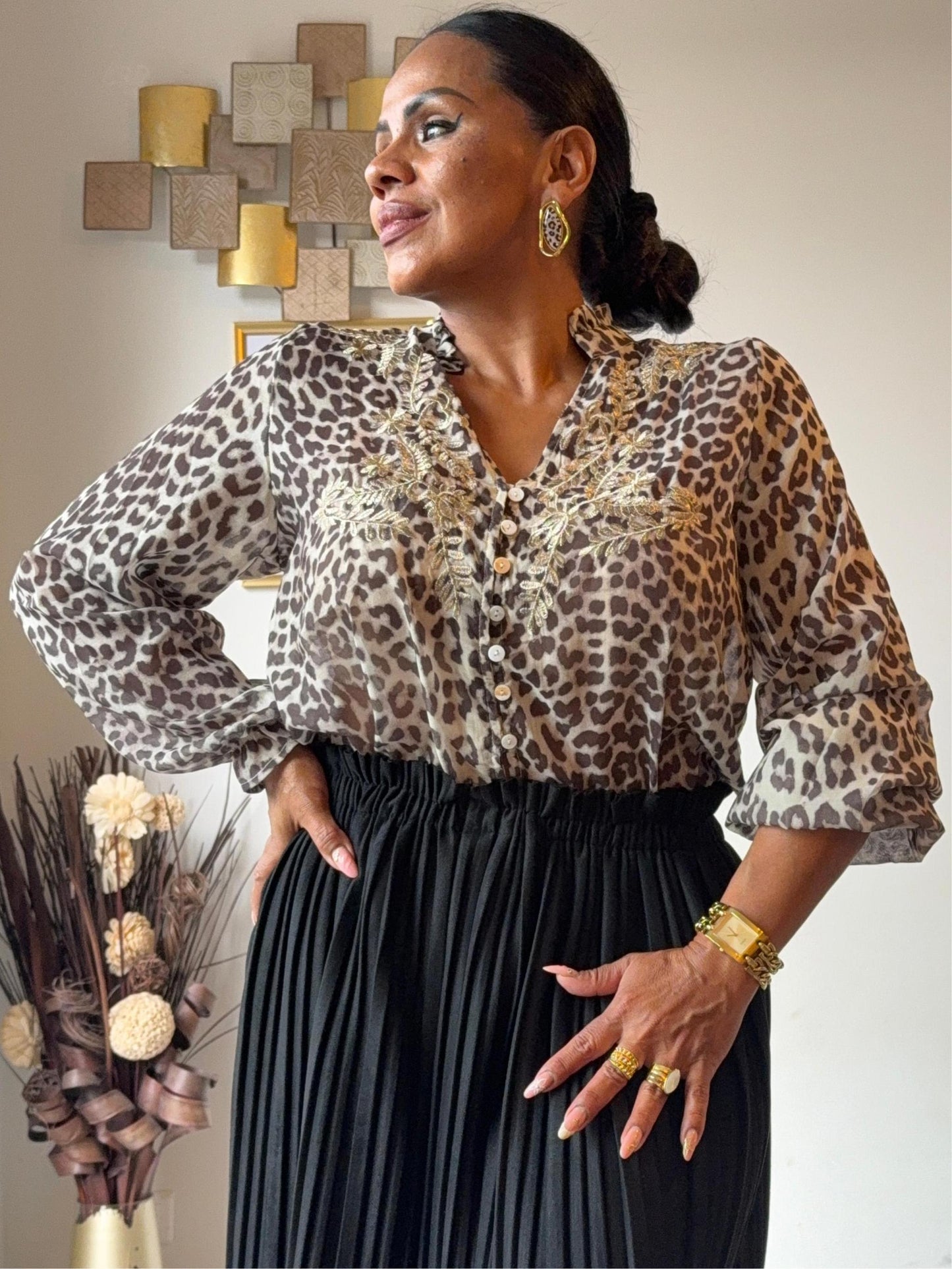 Chemise Léopard