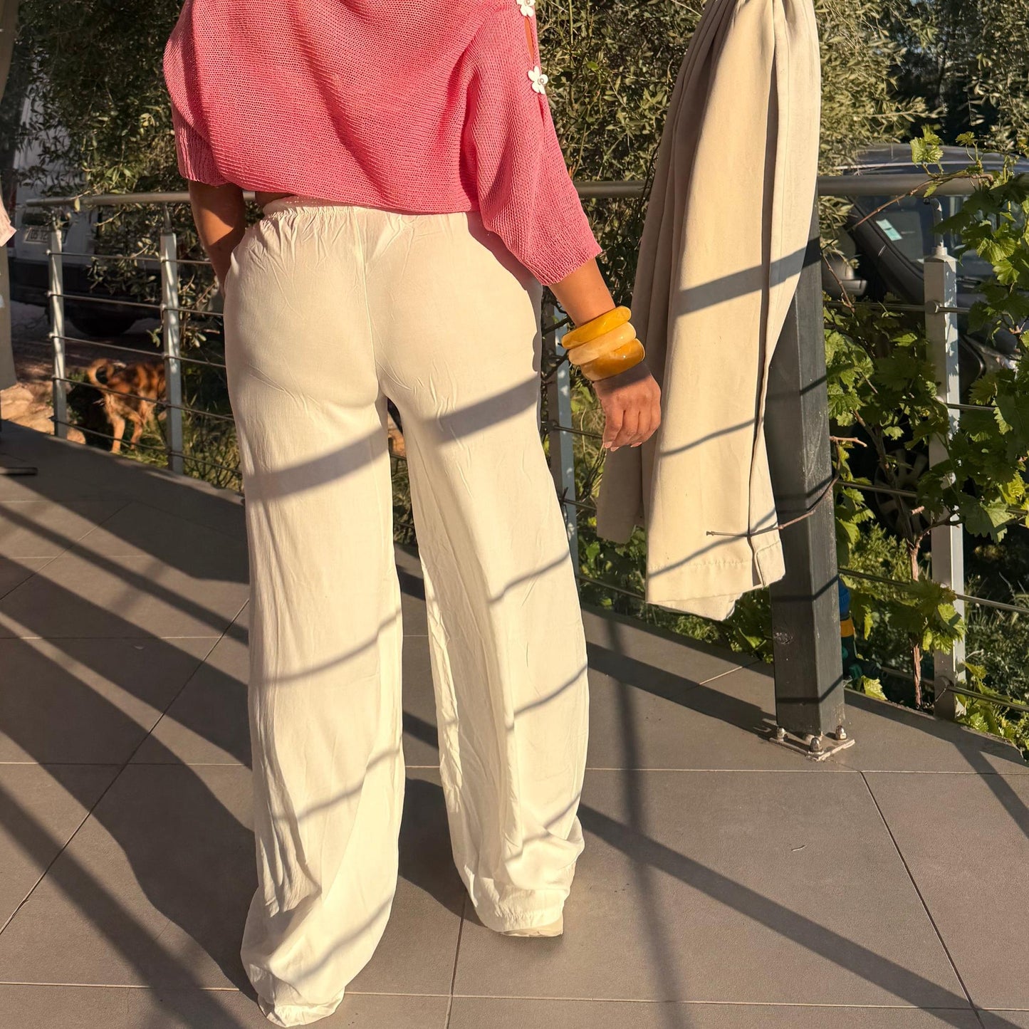 Pantalon Fluide Taille Haute – Solena