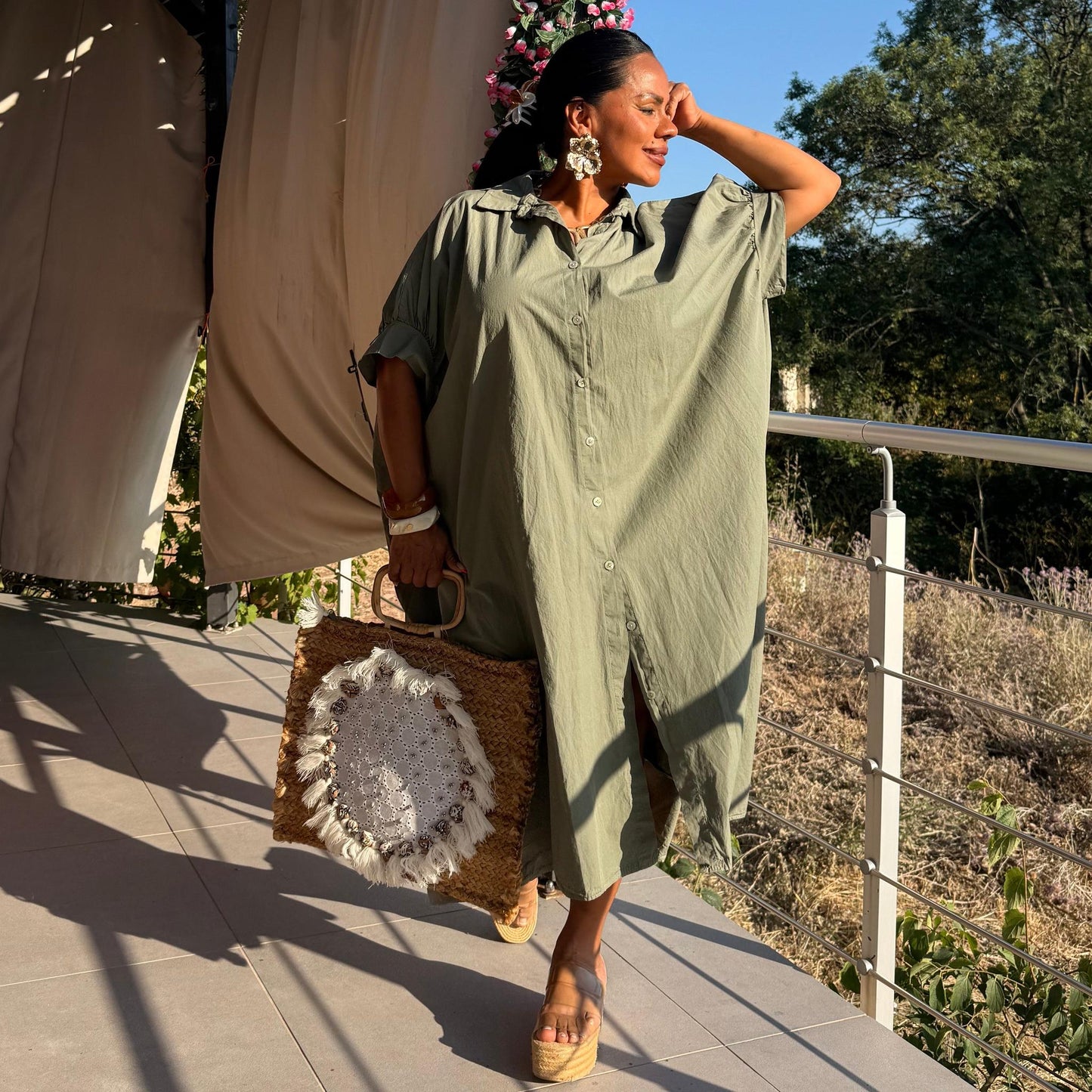 Maxi-robe Alicia – Fluide et Bohème Chic