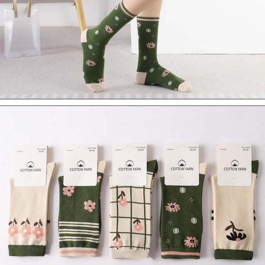 Pack Chaussettes Flora – Douceur naturelle & esprit printanier
