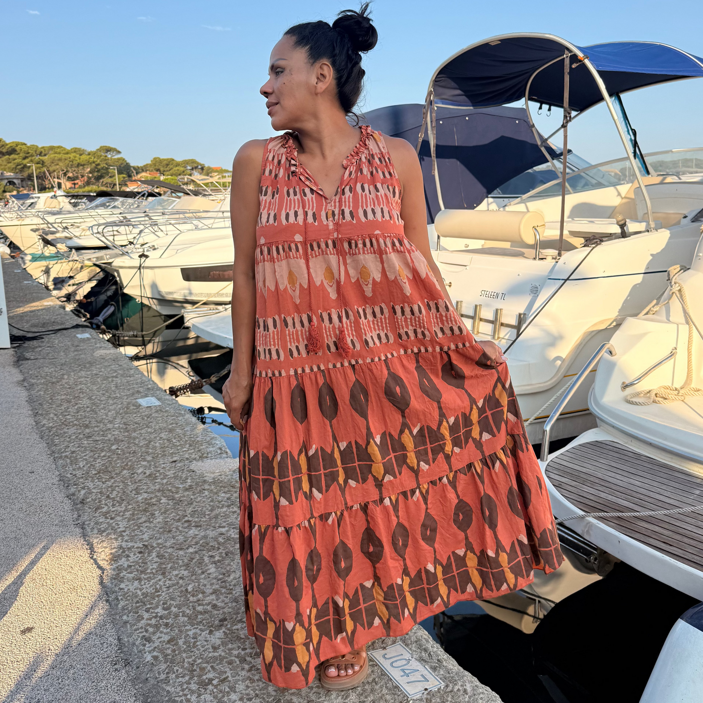 Robe Nomade - Imprimé Bohème et Légèreté Naturelle