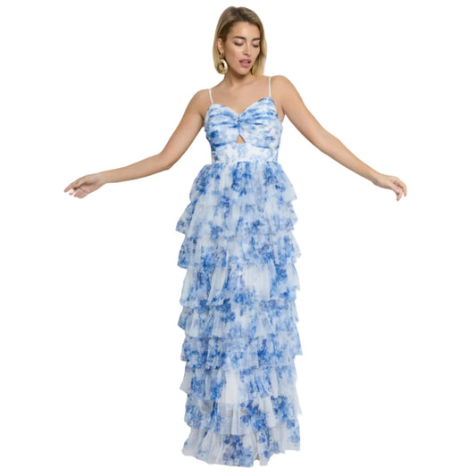 Robe Céleste – Cascade Florale