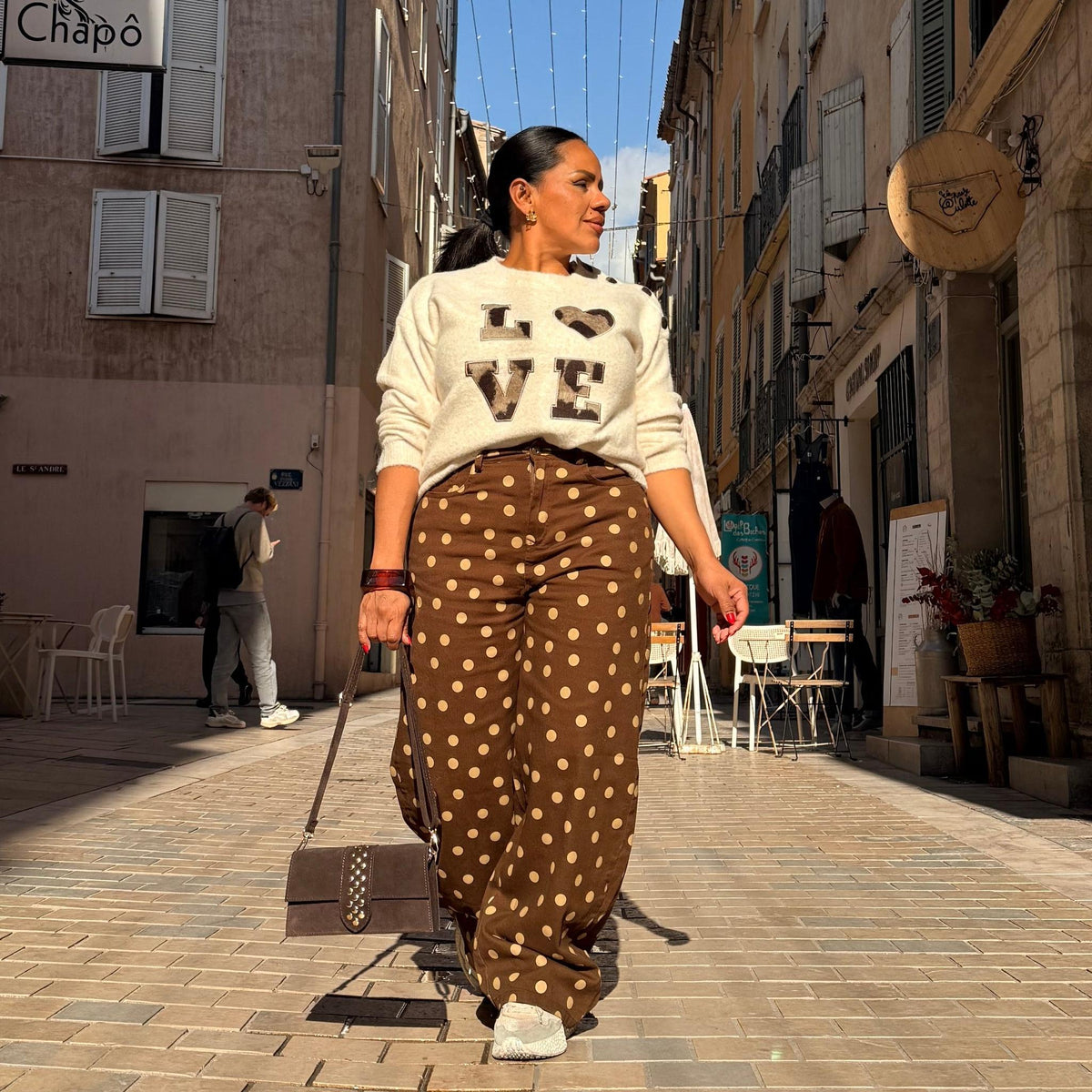 Pull Almira - Esprit Casual et Boutons sur le Côté