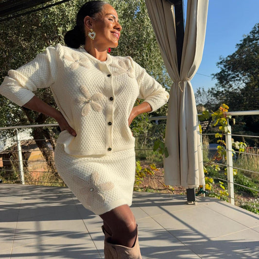 Ensemble Tailleur Dalia – douceur et élégance