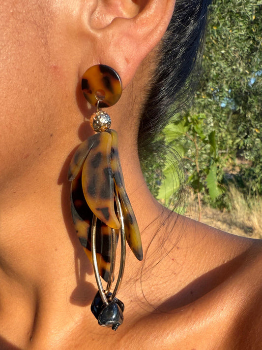Boucles d’oreilles Leopard