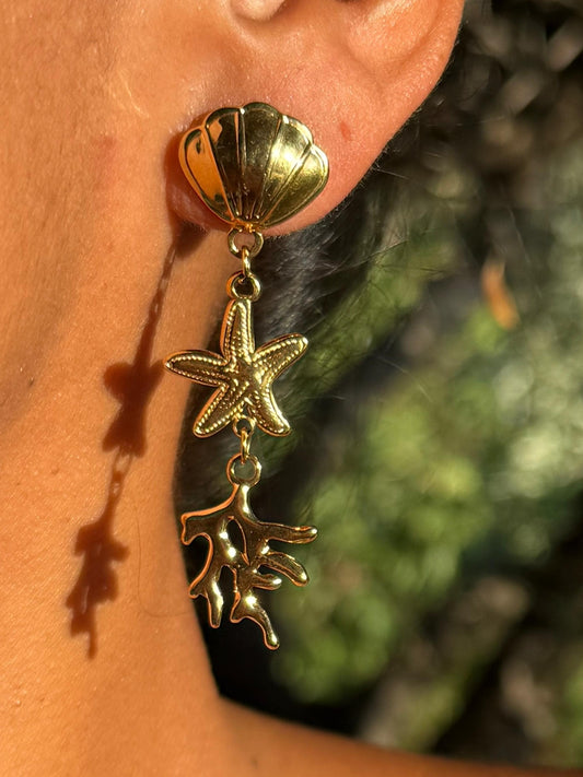 Boucles d’oreilles Marine