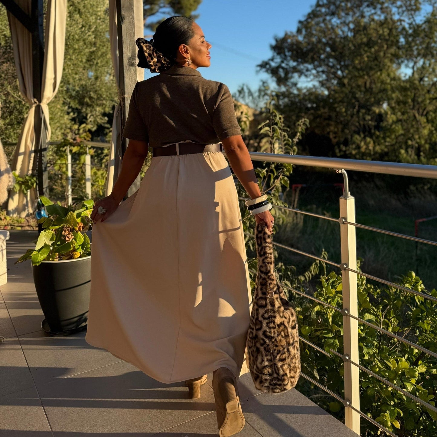 Robe Alora — Élégance ceinturée esprit polo