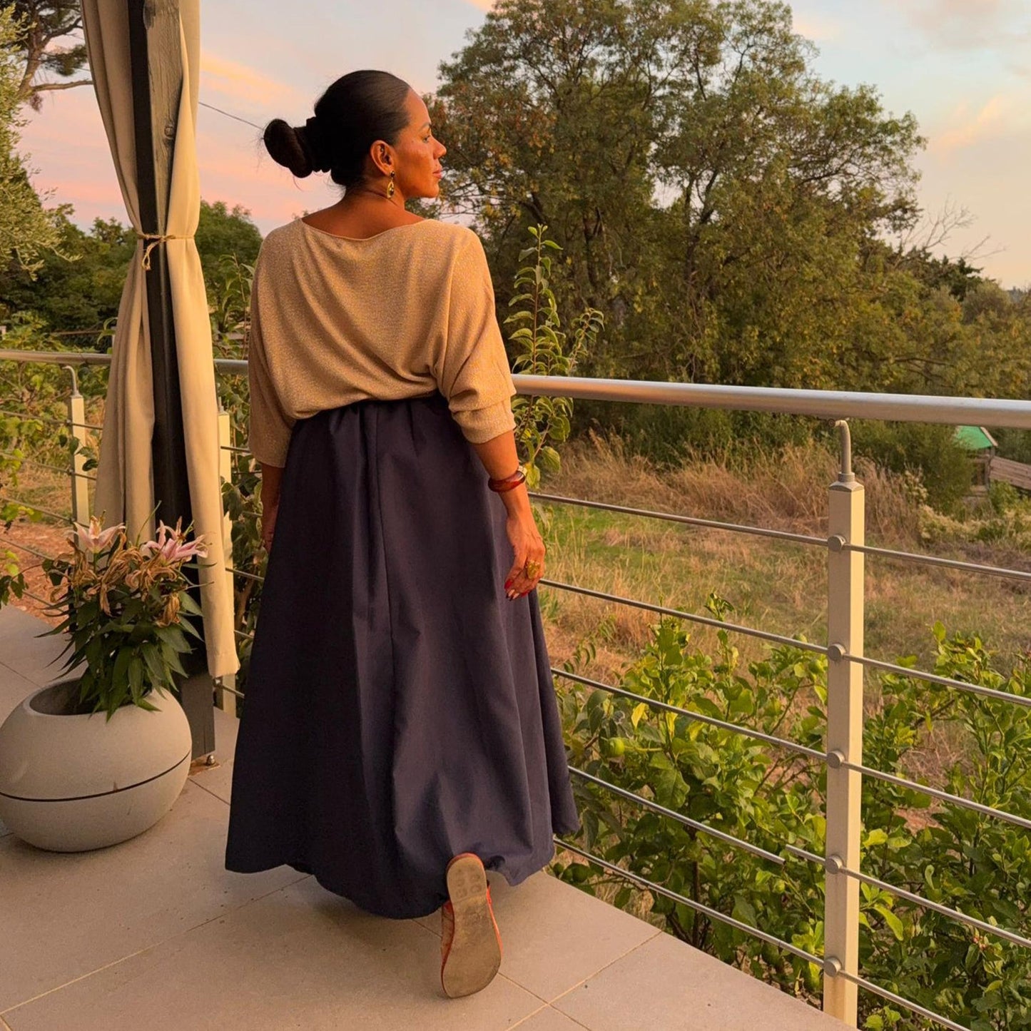 Jupe Brazil – Élégance bohème et ceinture incluse