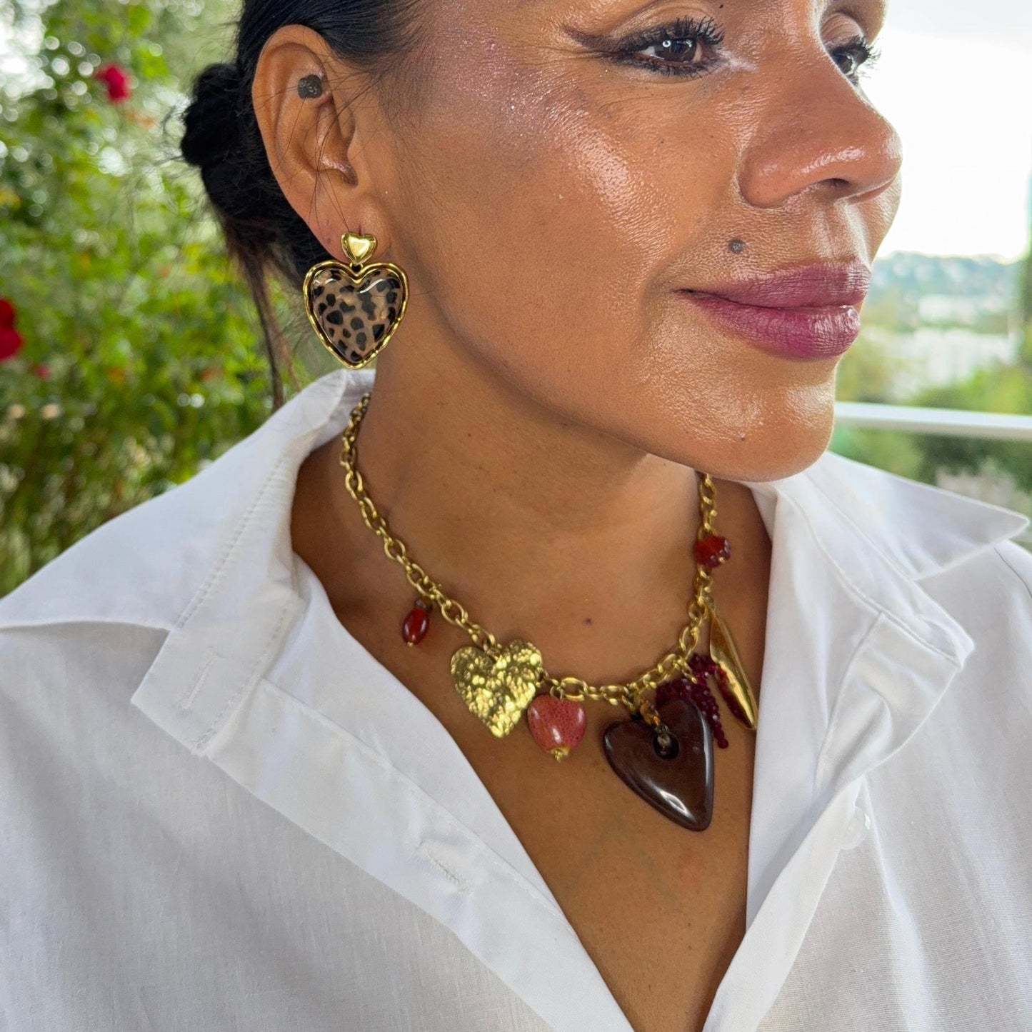 Collier Corazón Dorado – Charme & Passion