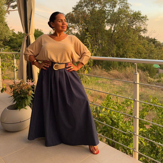 Jupe Brazil – Élégance bohème et ceinture incluse