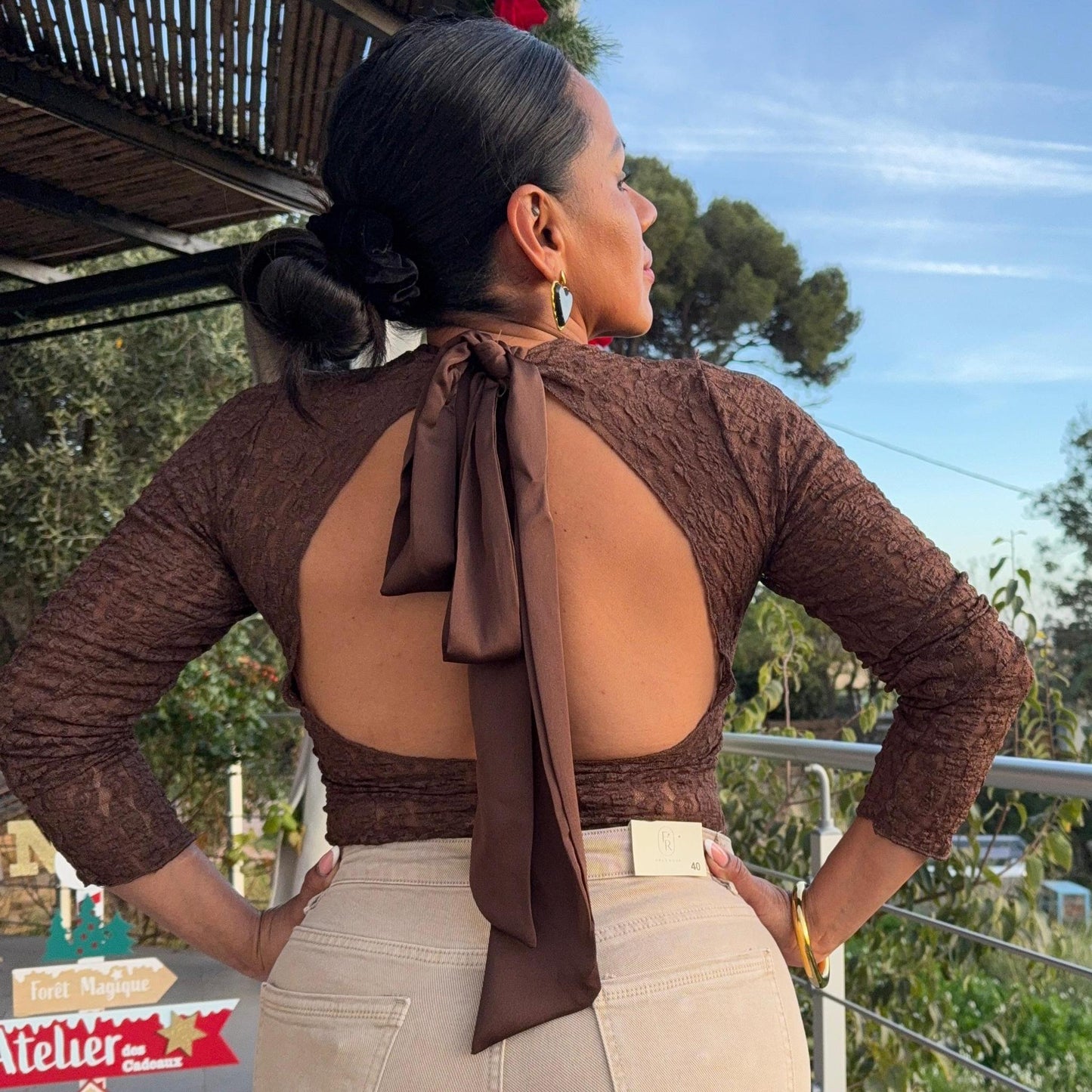 Body Donna – Dentelle Dos Noué