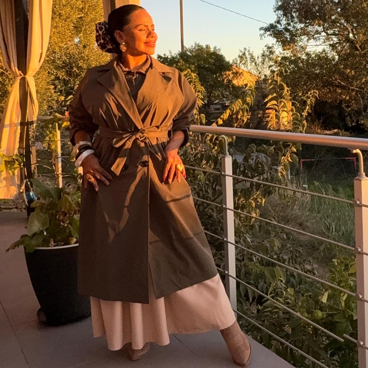 Trench Elisa — Élégance intemporelle, taille unique