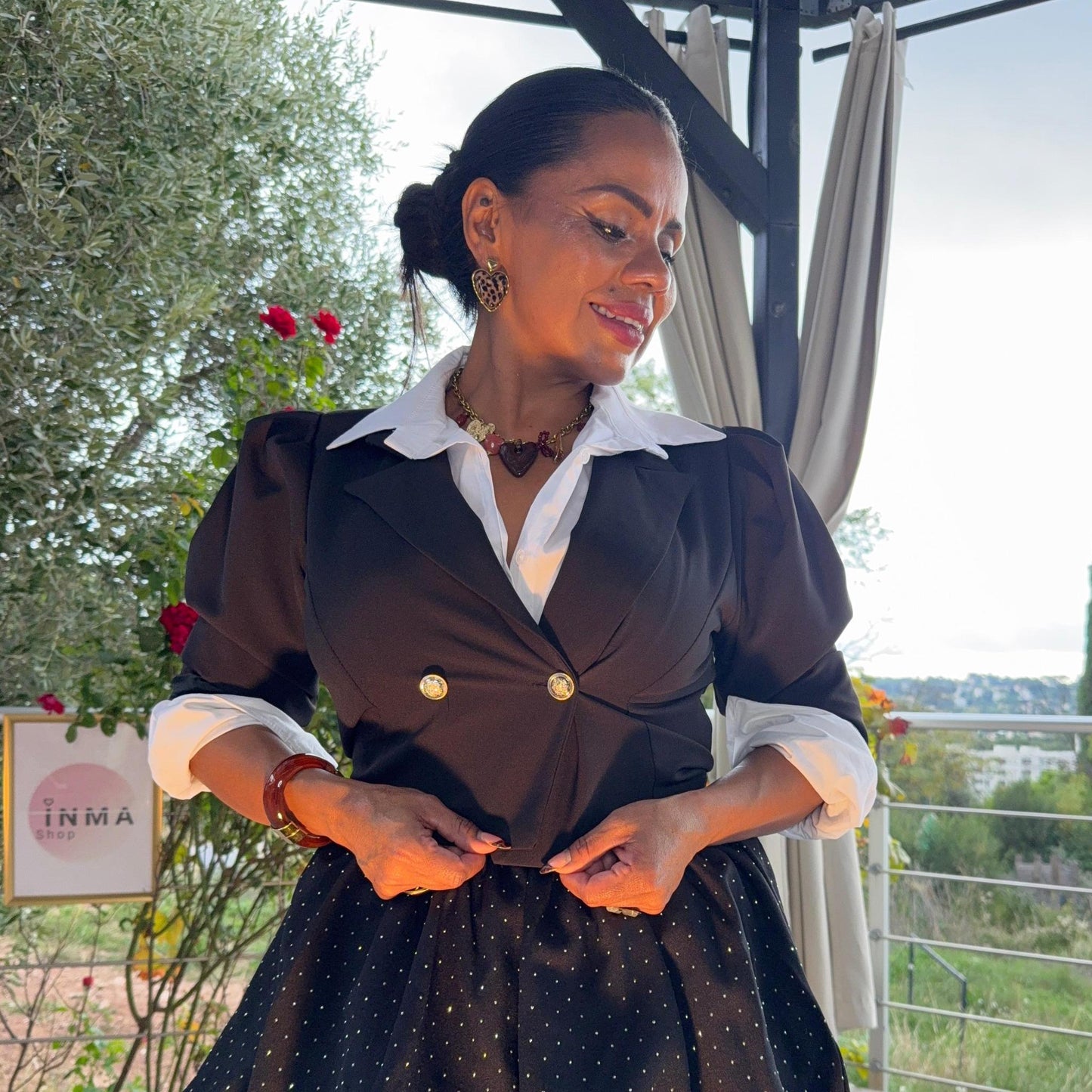 Veste Paola – coupe tailleur et allure couture