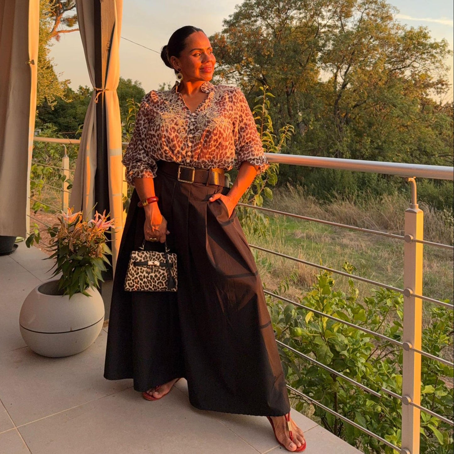 Jupe Brazil – Élégance bohème et ceinture incluse