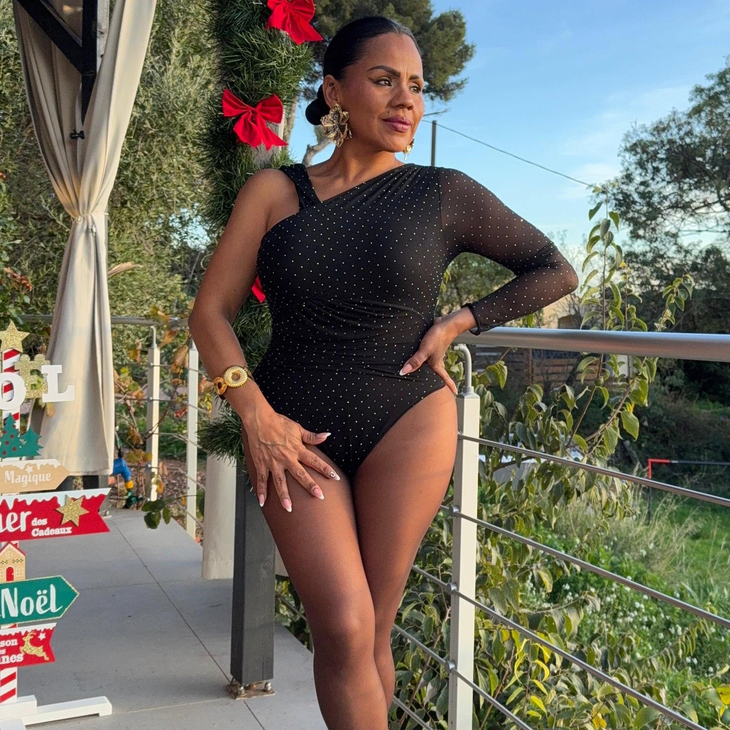 Body Stella – Asymétrique Strass