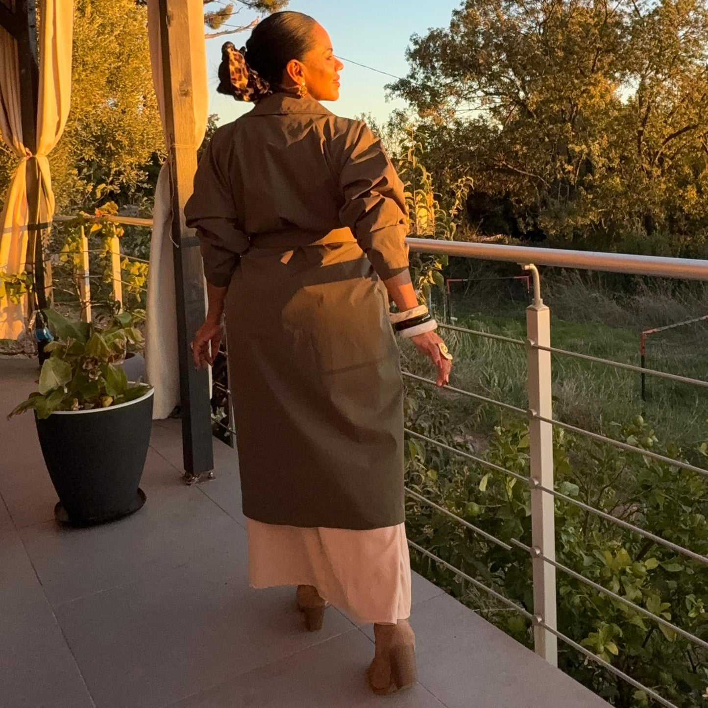 Trench Elisa — Élégance intemporelle, taille unique