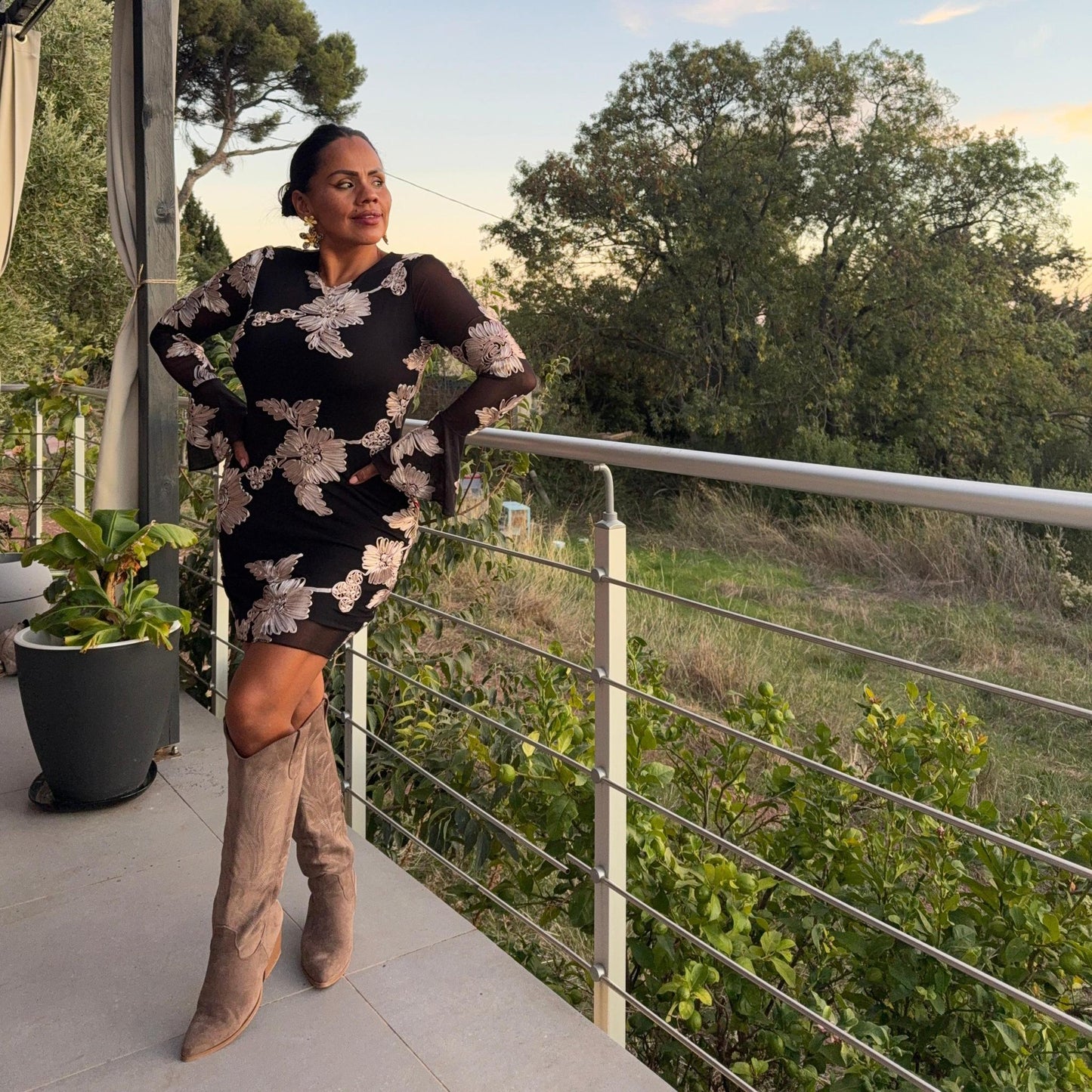 Robe Florence – Élégance florale et féminine