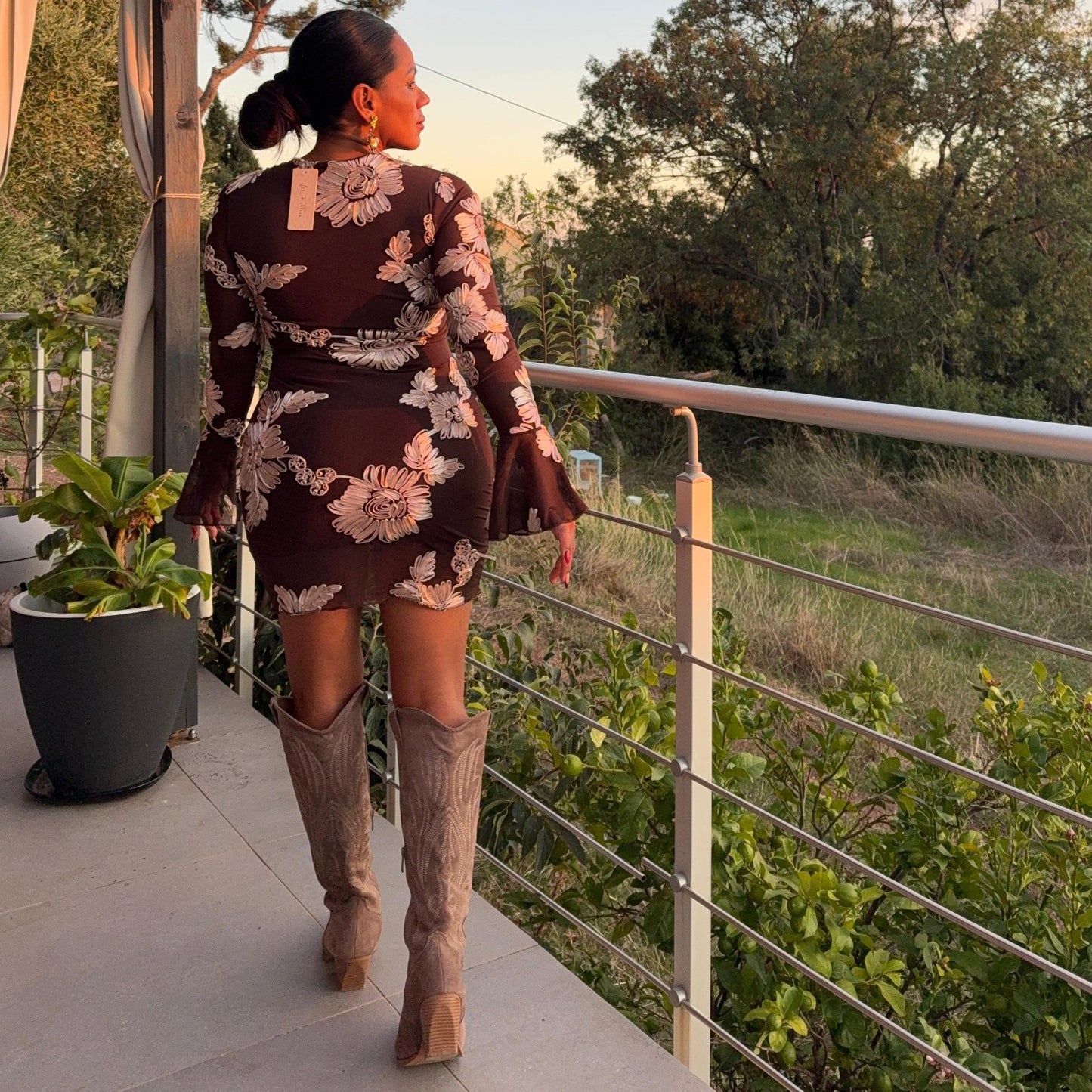 Robe Florence – Élégance florale et féminine