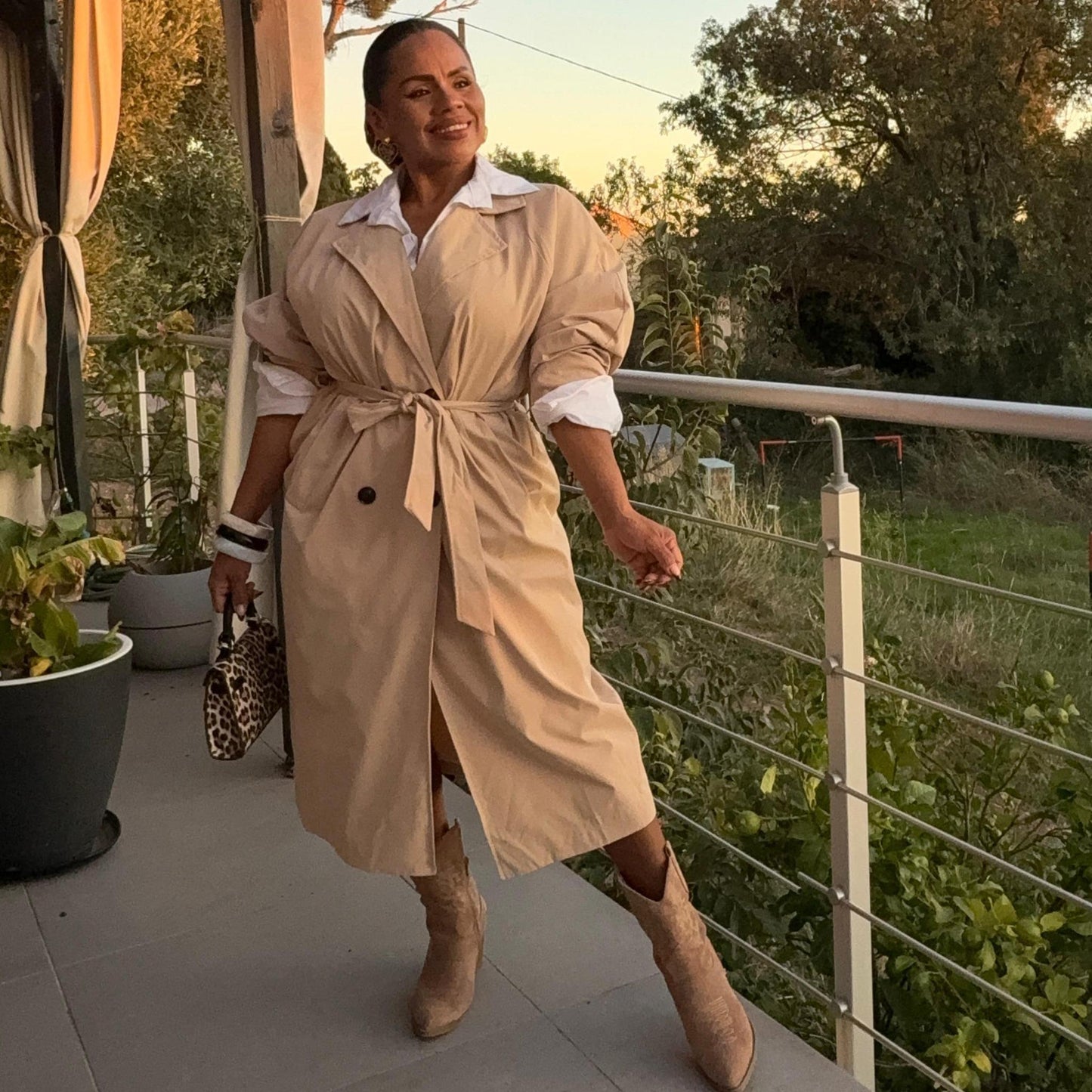 Trench Elisa — Élégance intemporelle, taille unique