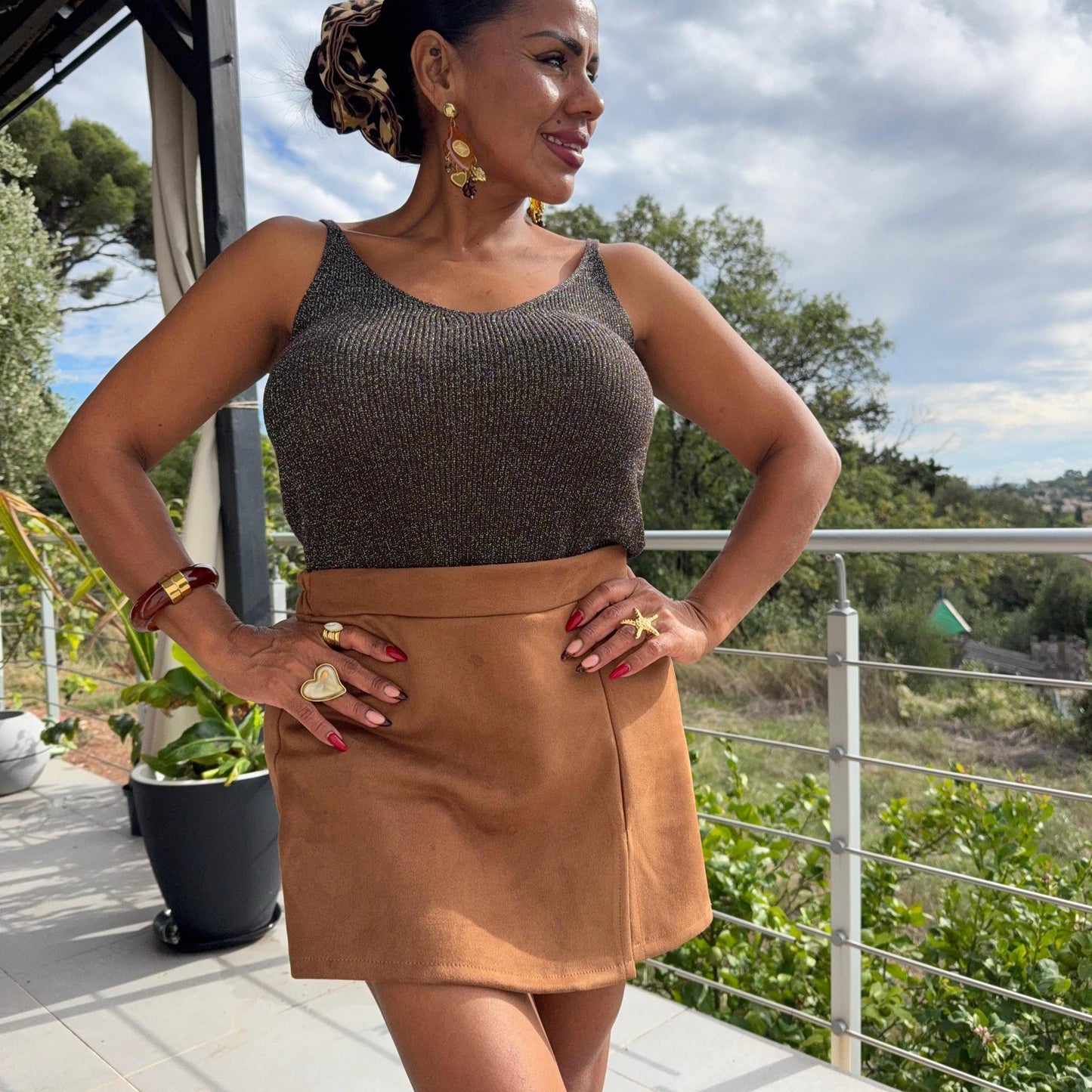 Short Dakota – Élégance en suédine