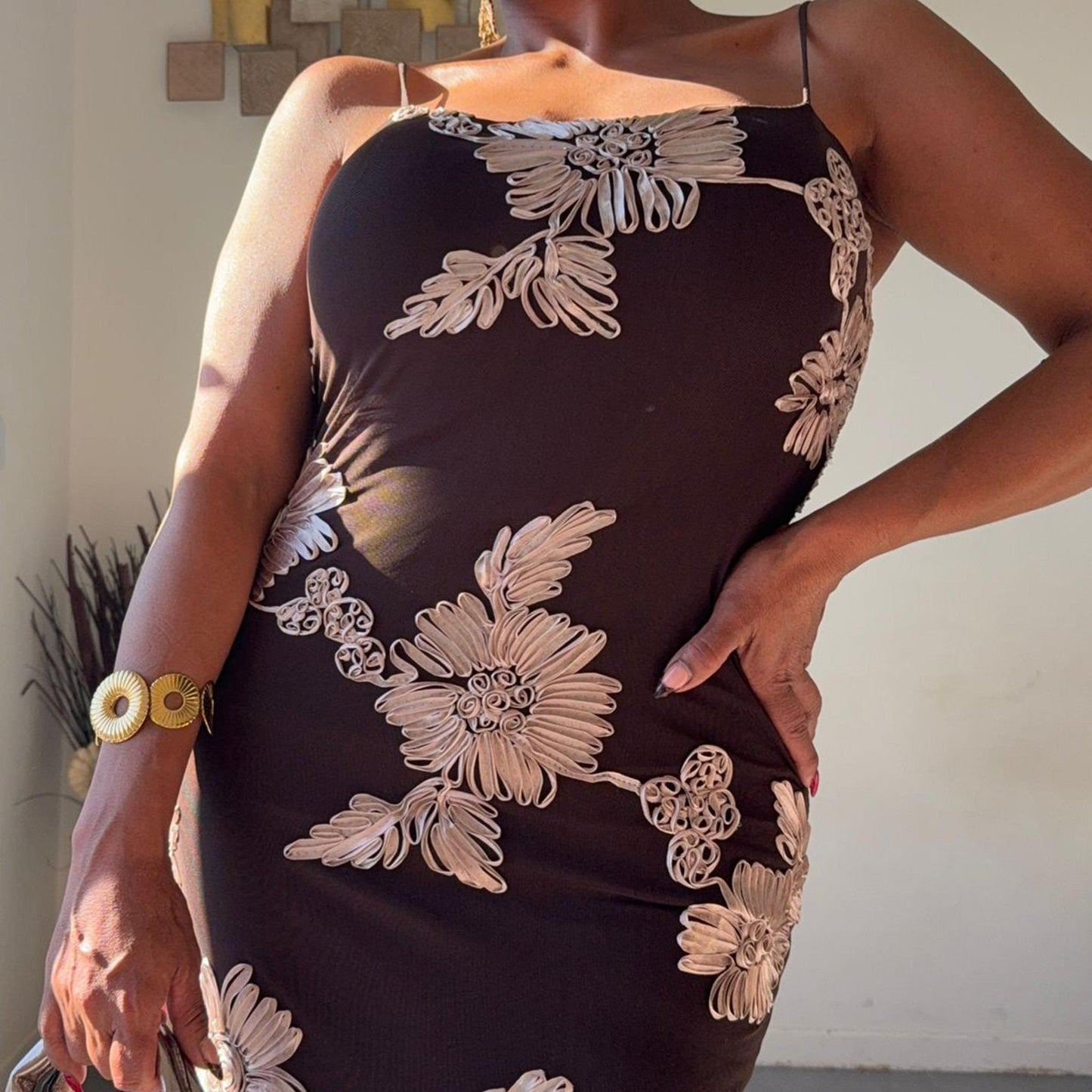 Robe Floralis – Broderie en 3D