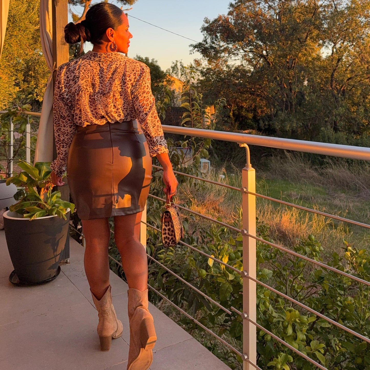 Jupe Sienna — Simili Cuir Élégance & Audace