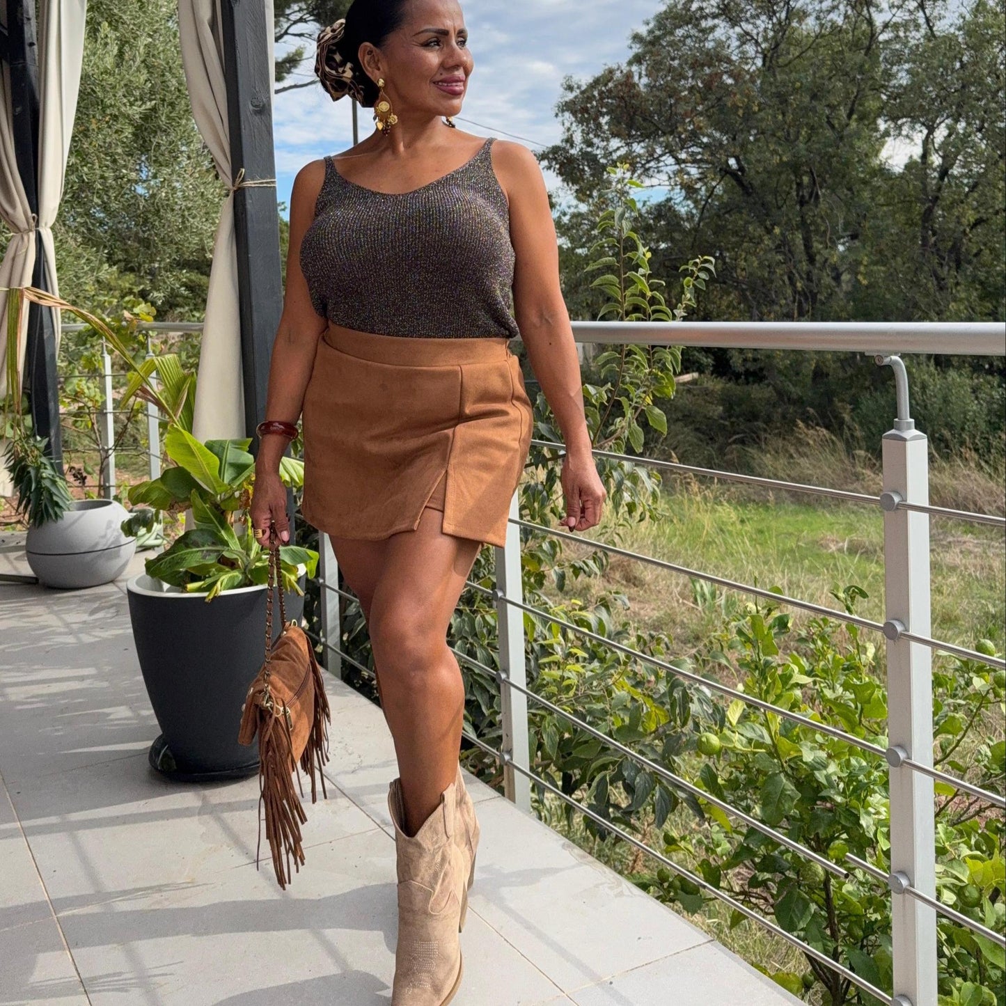 Short Dakota – Élégance en suédine