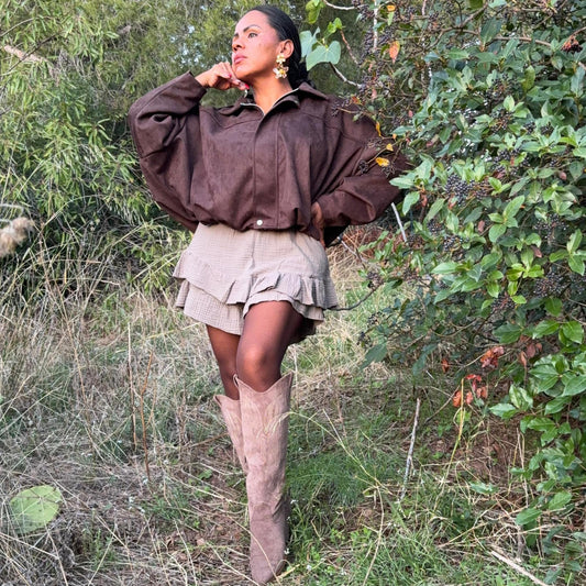 Veste Arizona – Effet daim & Doublure fourrure