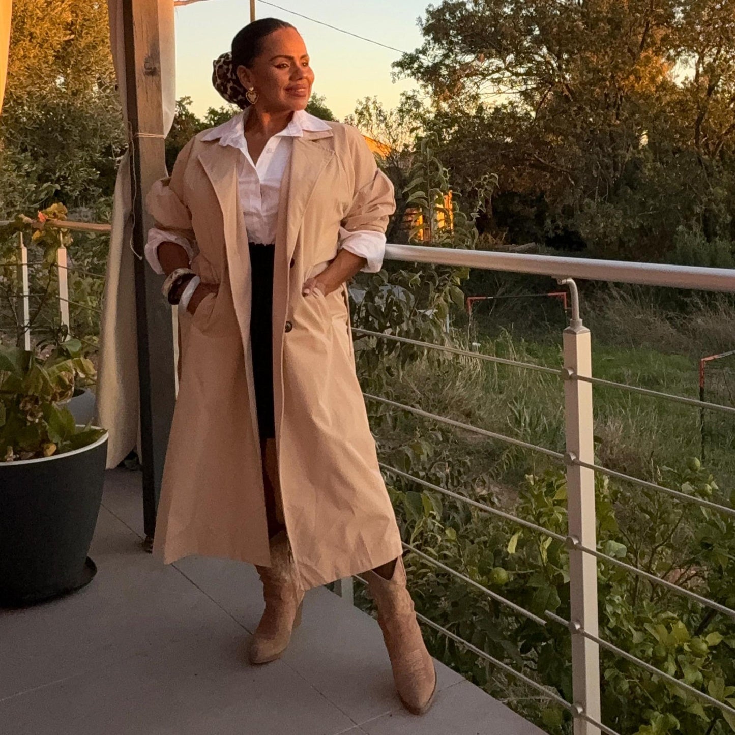 Trench Elisa — Élégance intemporelle, taille unique