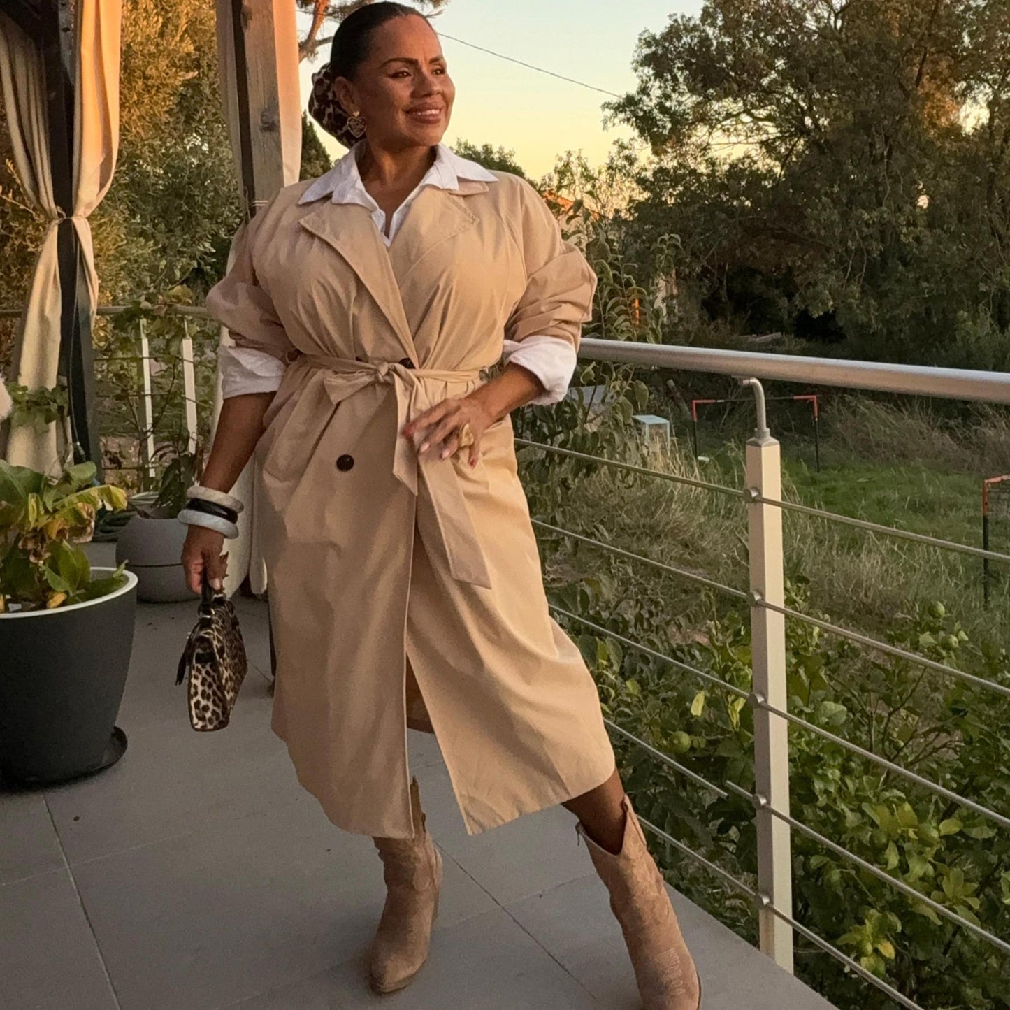 Trench Elisa — Élégance intemporelle, taille unique