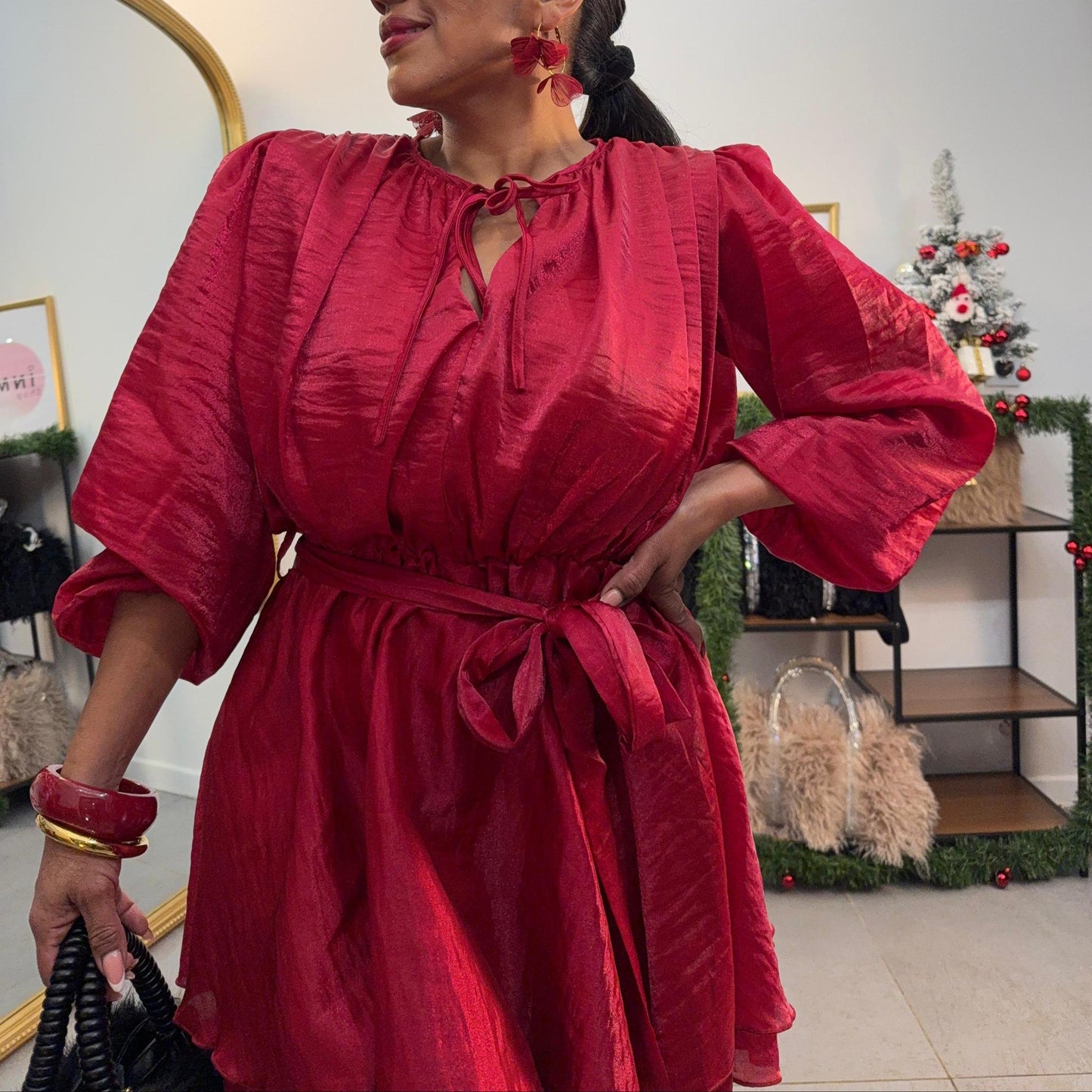 Robe Fuego Satin — Fluide & Satinée