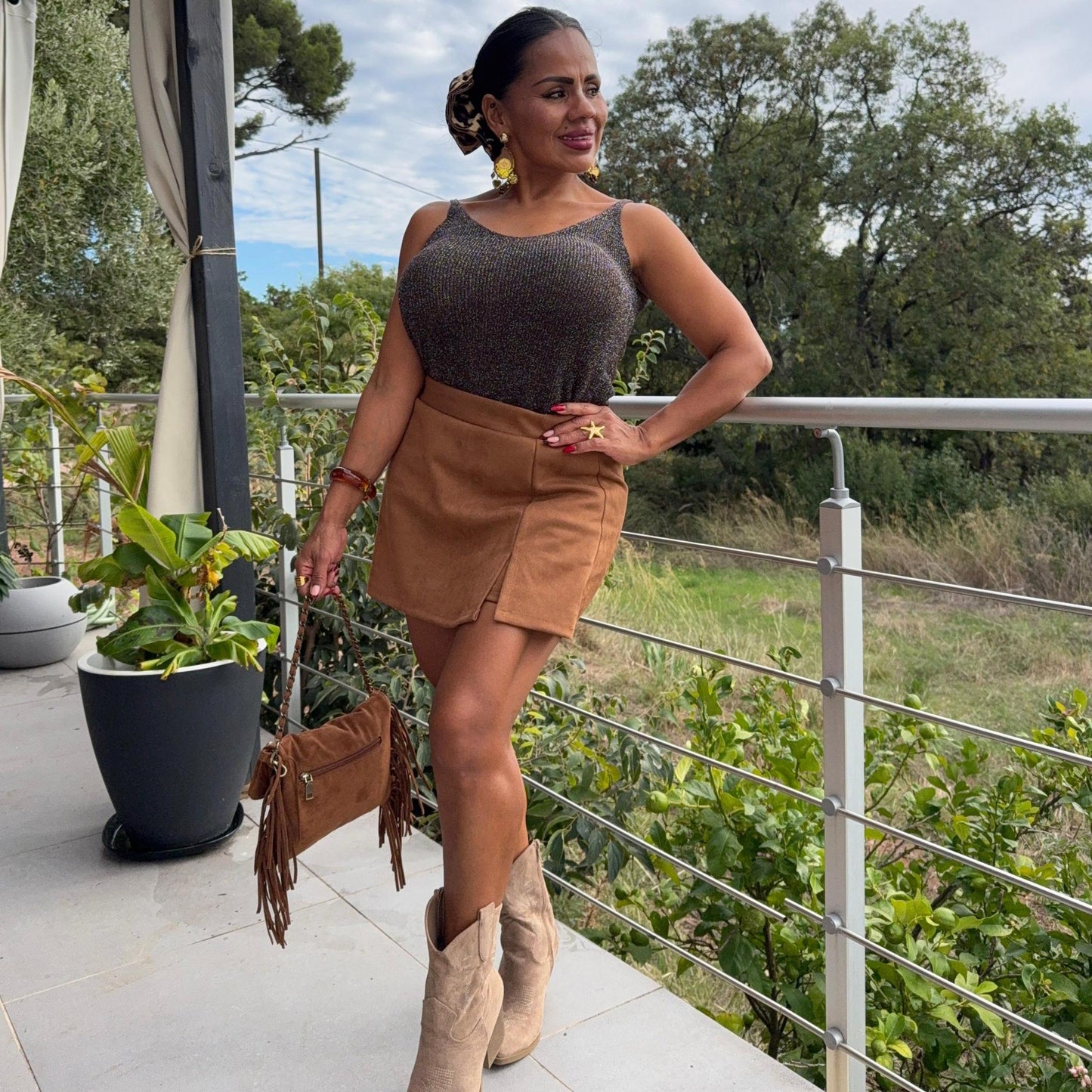 Short Dakota – Élégance en suédine