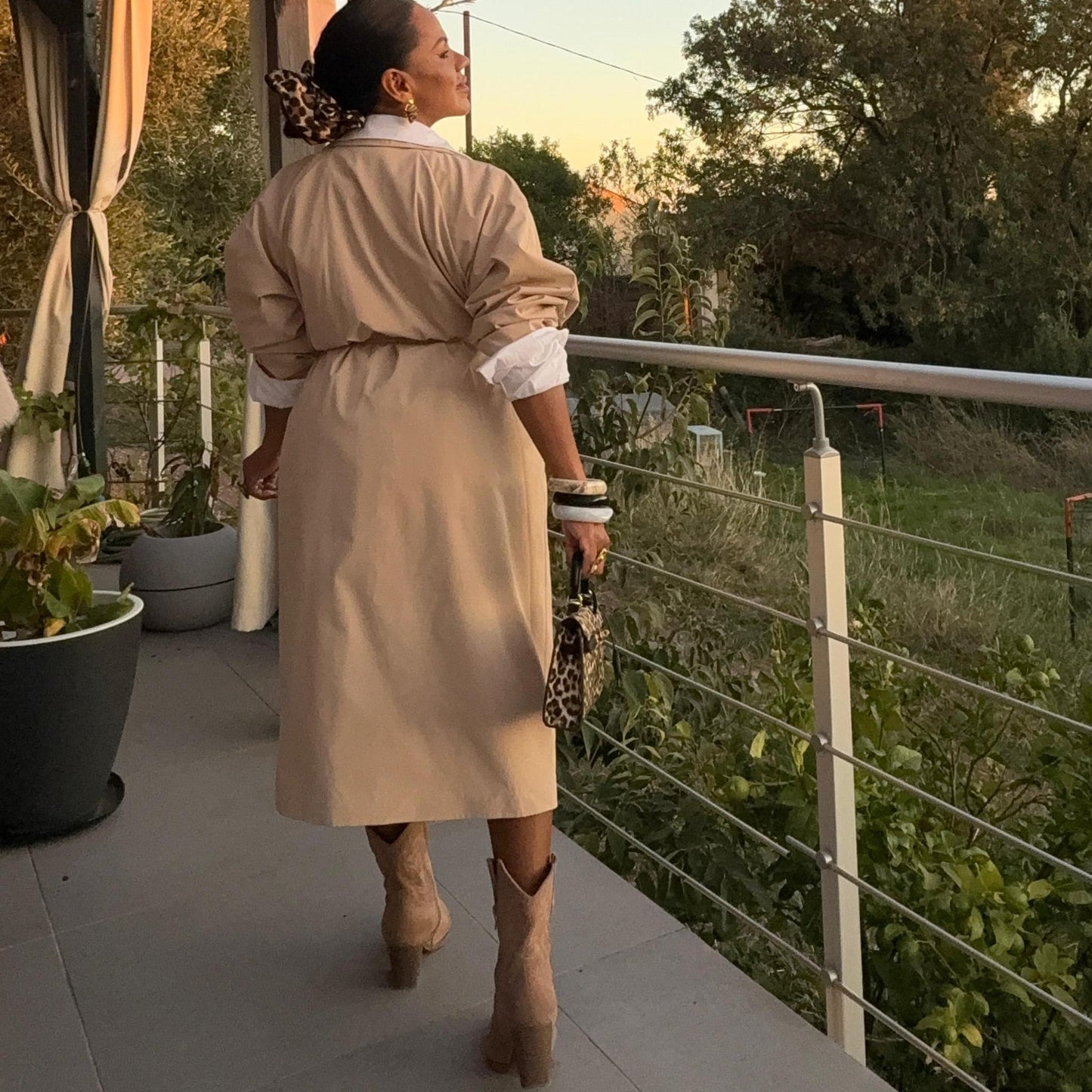 Trench Elisa — Élégance intemporelle, taille unique