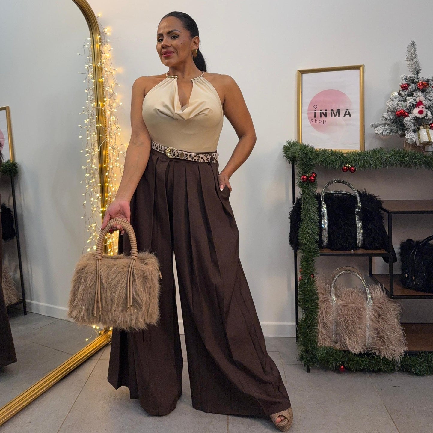 Body Drapé – Décolleté Anneau Métallique